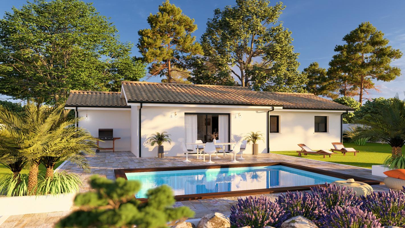 TERRAIN+MAISON A LABRIT