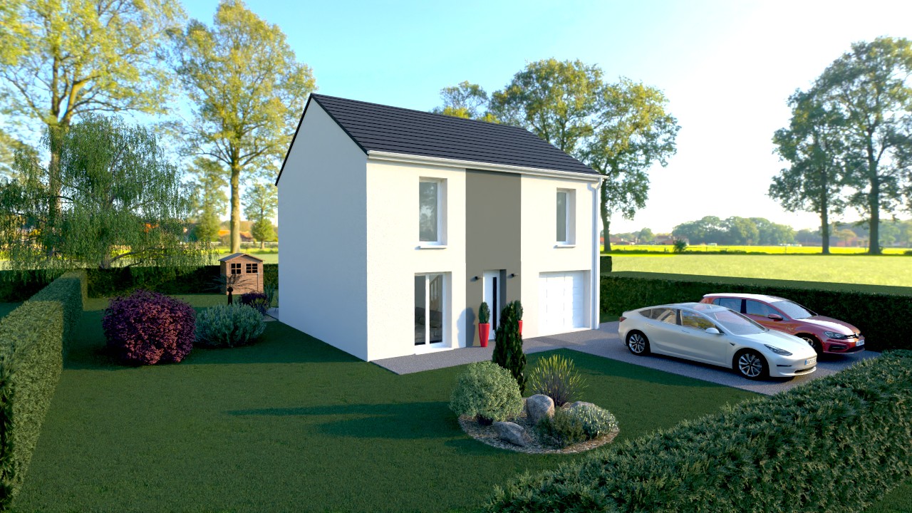 Offre de maison individuelle de 98m2 en vente à Boves (80440)