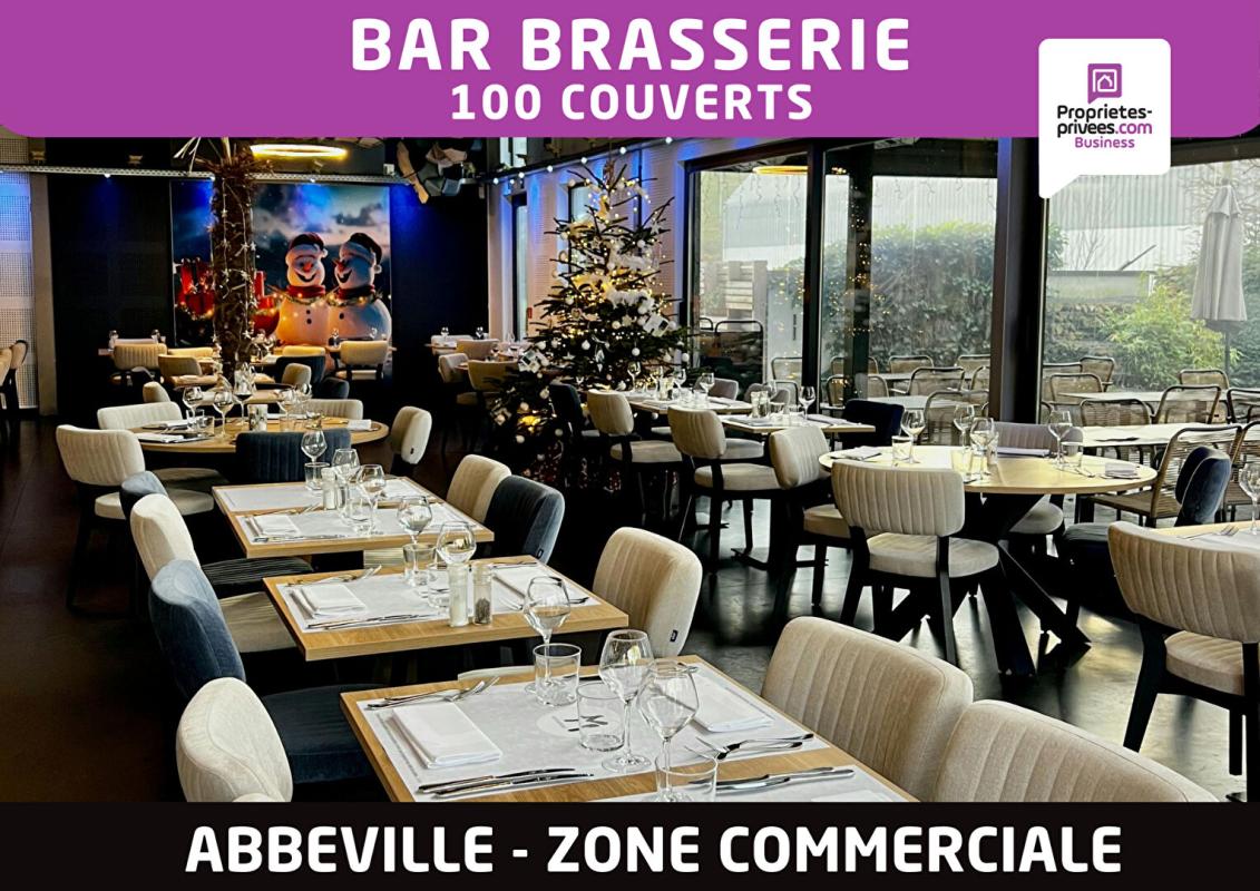 ABBEVILLE, zone commerciale - Bar Brasserie 100 couverts, terrasse 60 places