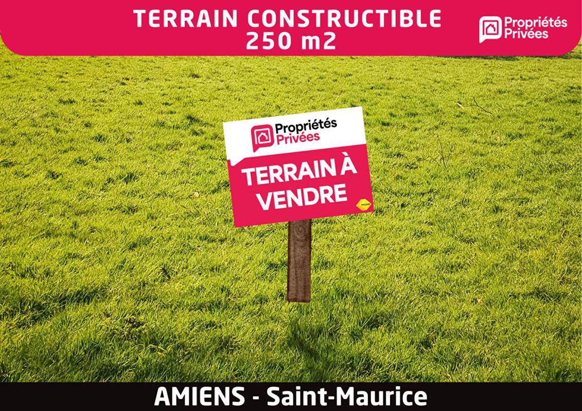 Terrain constructible 250 m2 -  Amiens Saint-Maurice