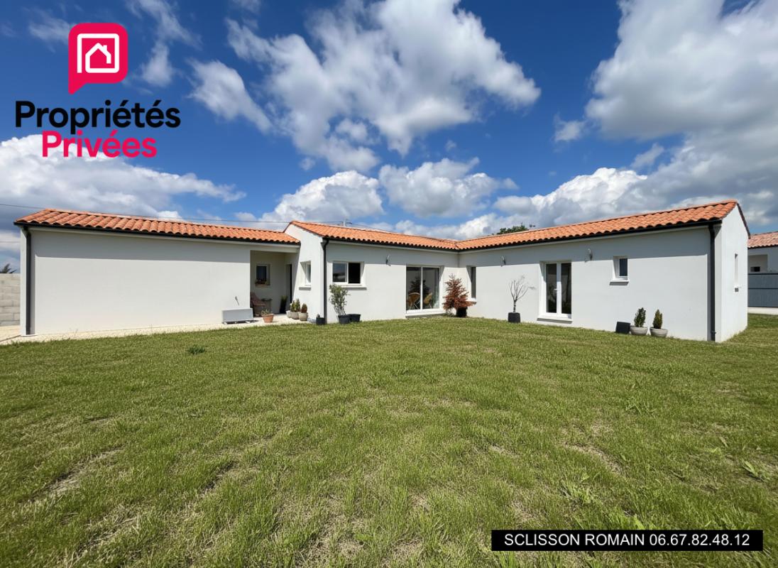 Maison Sémussac - 98 m2 - 3 chambres - plain-pied - jardin - Prix 311 970 HAI