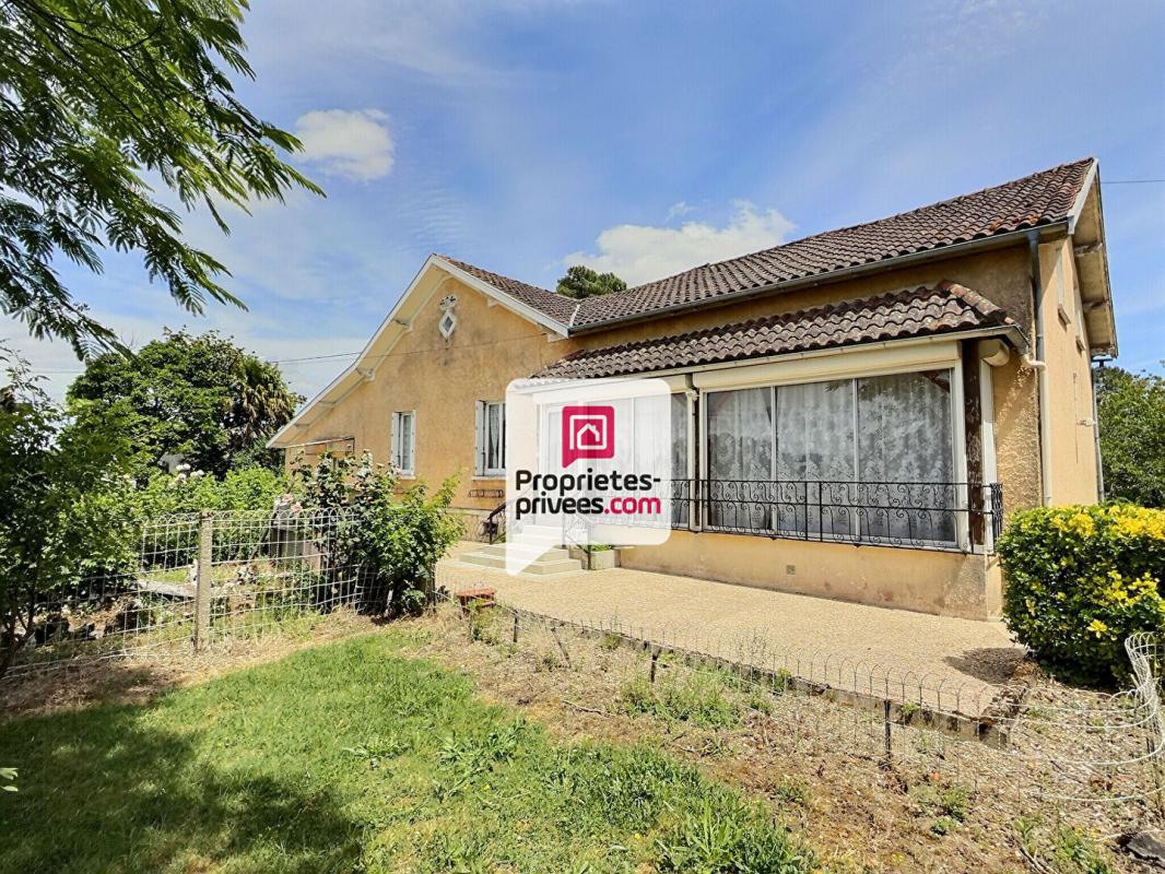 Maison T5/6 d'env. 200 m2 avec étang, verger et nombreuses annexes sur SANILHAC (24660)