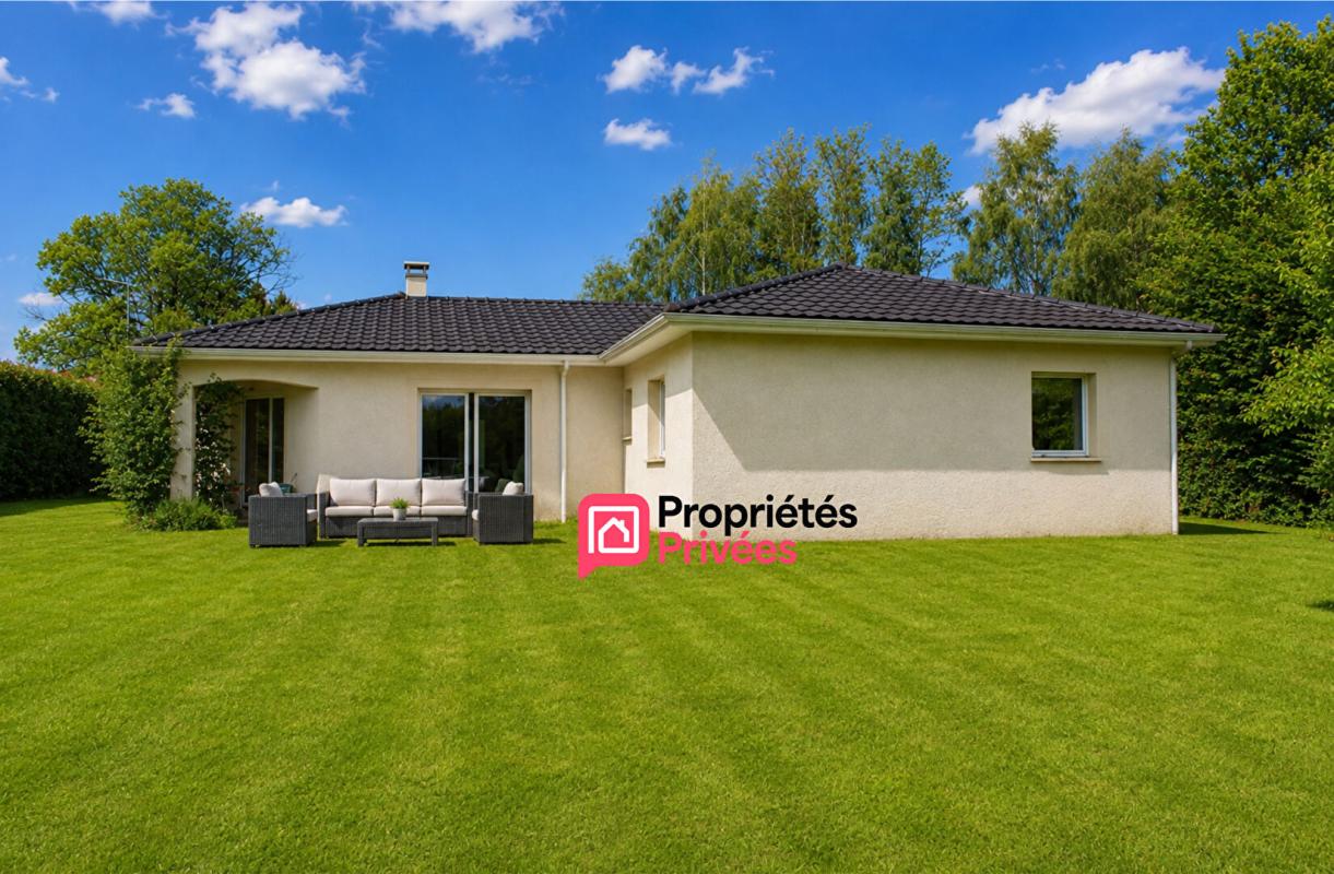 Coup de coeur maison T6 de plain-pied de 195m², terrain 1200m² PAUGNAT 63410