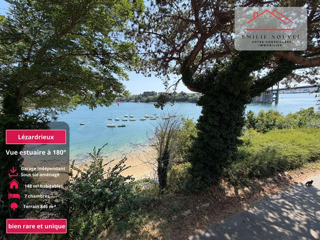 Lézardrieux ,Vue estuaire à 180° en première ligne