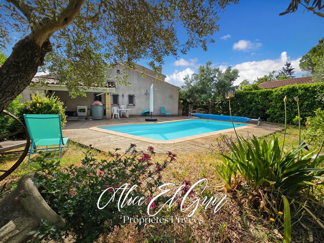PROCHE CARCASSONNE - Maison T6 jardin garage piscine