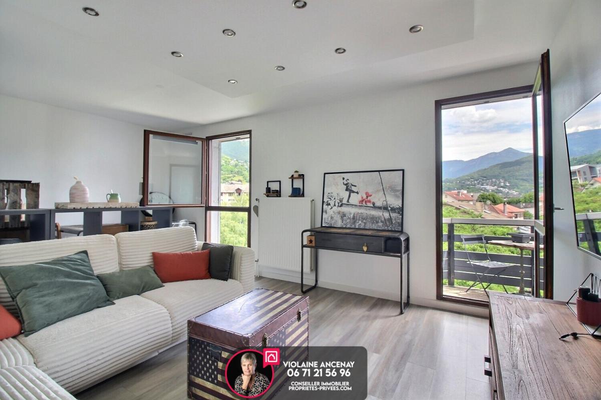 SAINT-ALBAN-LEYSSE ? T2 RÉNOVÉ AVEC ASCENSEUR, BALCON ET VUE DÉGAGÉE SUR LES BAUGES