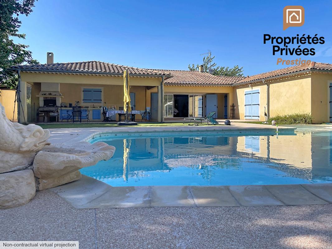 Villa au calme 220m² + Piscine + 6000m² Terrain divisible, Ollières 83470