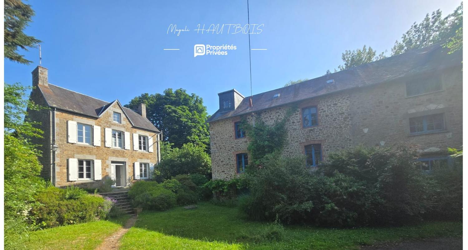 Ensemble immobilier avec maison de 155 m2, Moulin, Dépendances Marcey-Les-Grèves 50300