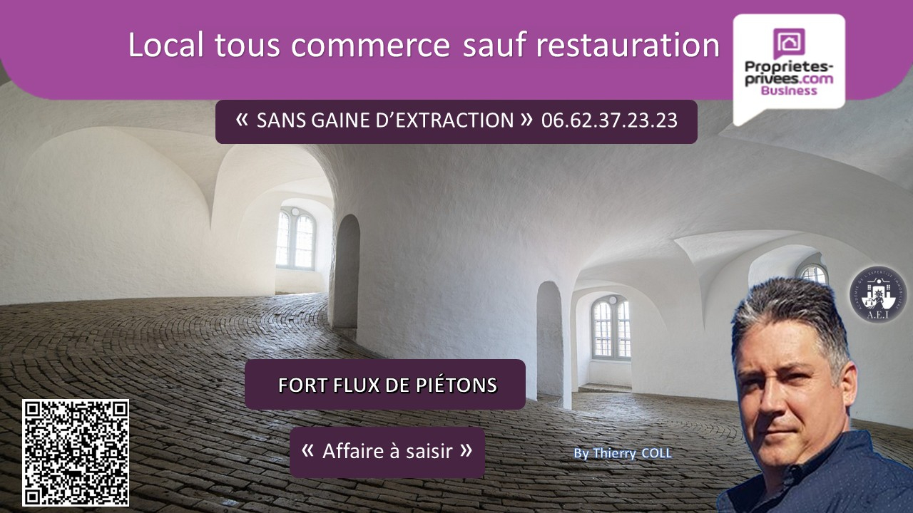 LALOUVESC - MURS COMMERCIAUX LIBRES