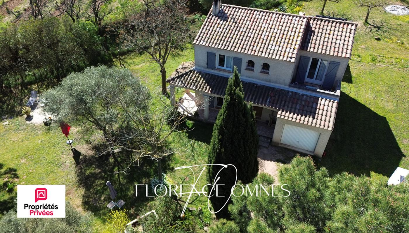 Magnifique Villa Provençale de 101m2 avec terrain arboré de 2347m2- 4 chambres - Douzens