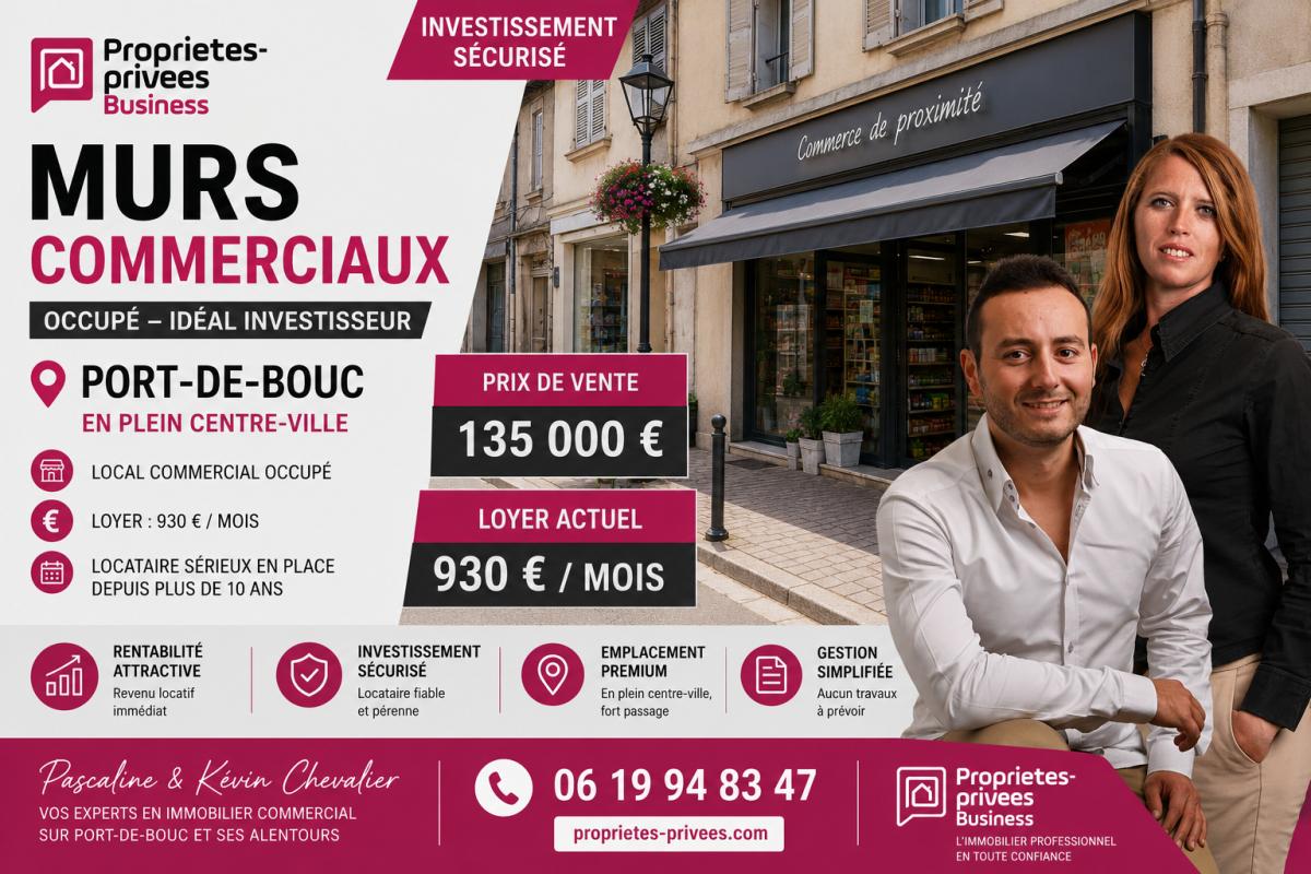Murs commerciaux loués