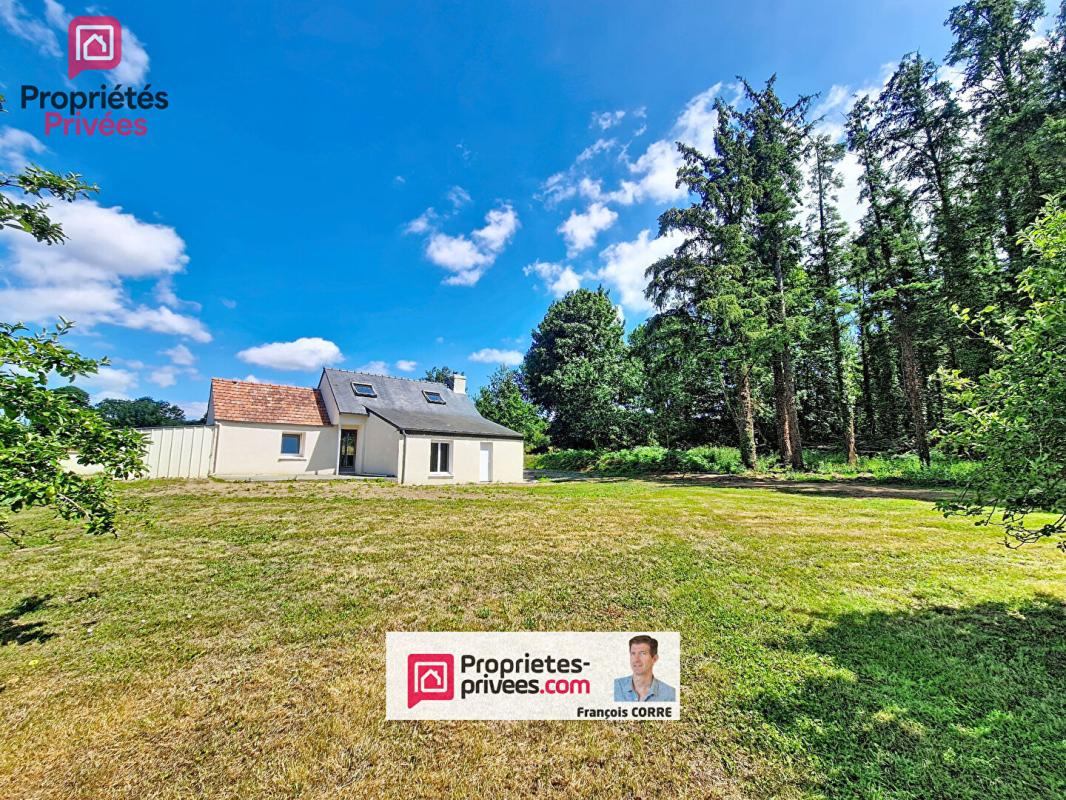 Maison et terrain de 1615m² , vue mer lointaine Plestin Les Greves