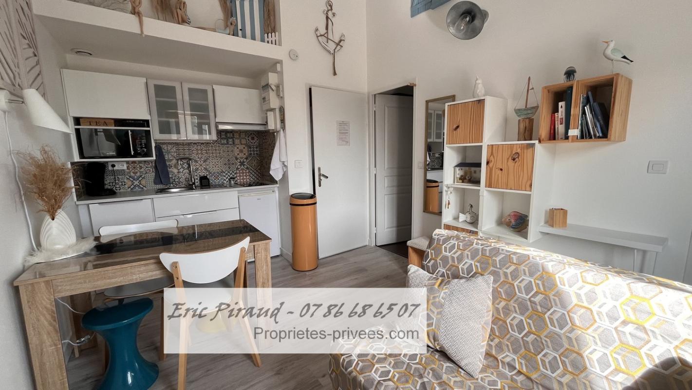 LE CROISIC - Appartement T2 de 21 m², entièrement rénové avec soin, vendu meublé et parfaitement équipé