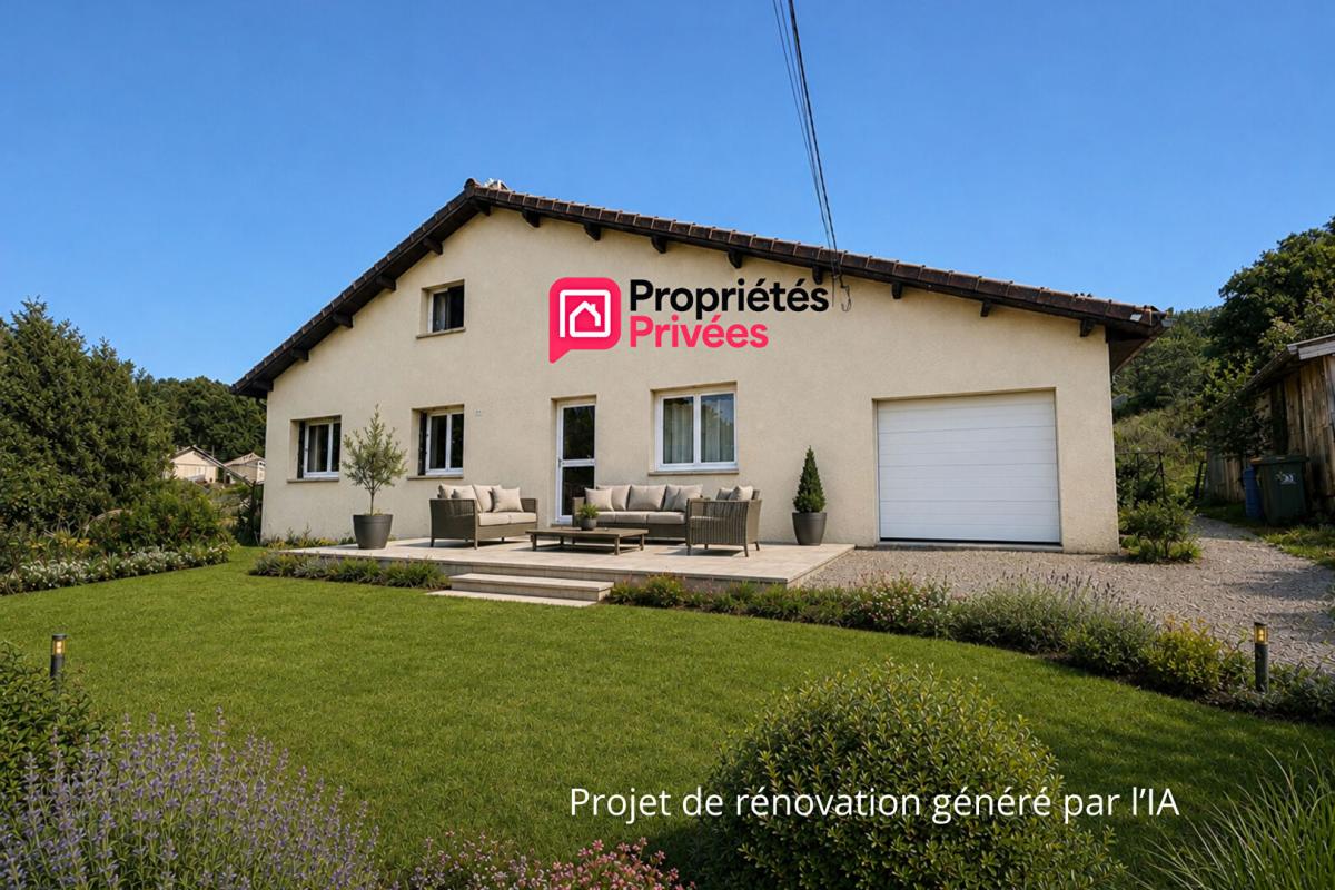 Maison 7 pièces de 140m² et 1748m² de terrain avec dépendances Manzat 63410