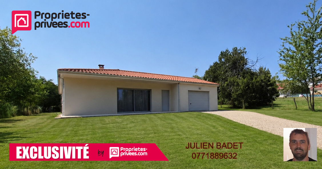 Maison Augerolles 5 pièces +/- 100 m2 avec jardin 1500m2 environ