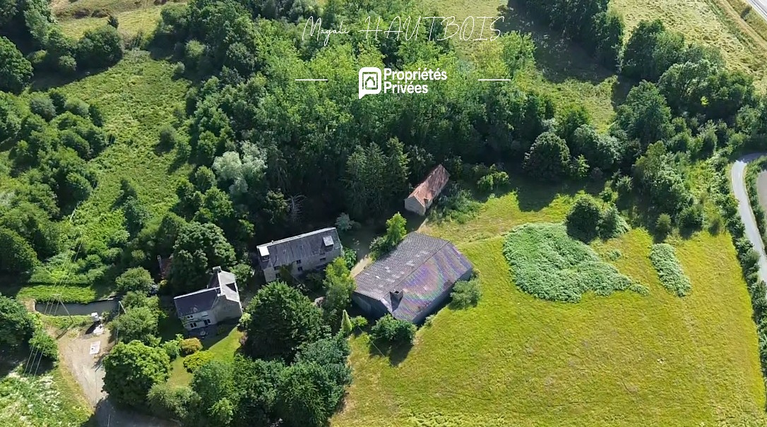 Ensemble immobilier avec maison de 155 m2, Moulin, Dépendances Marcey-Les-Grèves 50300