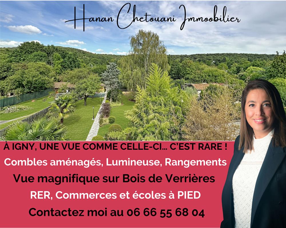 IGNY 295m2 surface utile FACE À LA NATURE : UNE MAISON FAMILIALE RARE