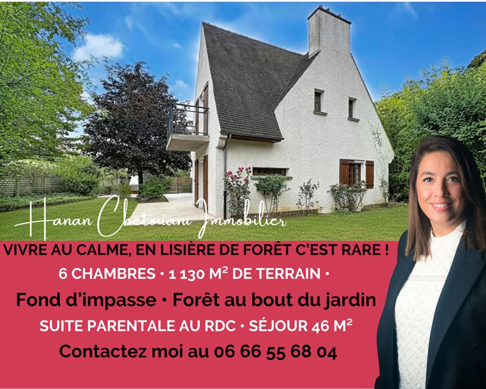DOMAINE DE LA VALLÉE DE LA BIÈVRE MAISON FAMILIALE EN LISIÈRE DE FORÊT, AU CALME ABSOLU