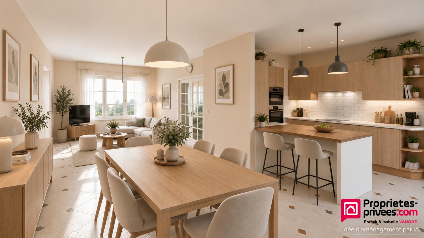 Traditionnelle au calme - 3 chambres - garage - jardin vue dégagée - 98 m²