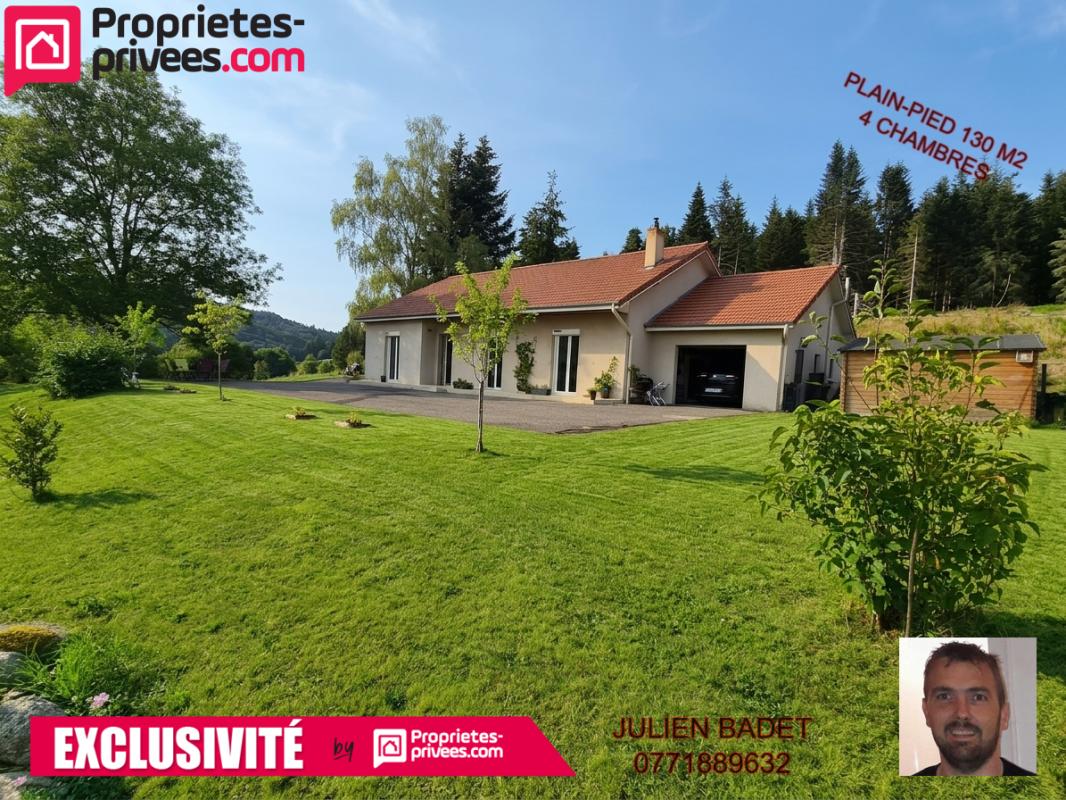 Maison Vollore Montagne 7 pièces palin-pied +/- 125 m2 avec garage et jardin