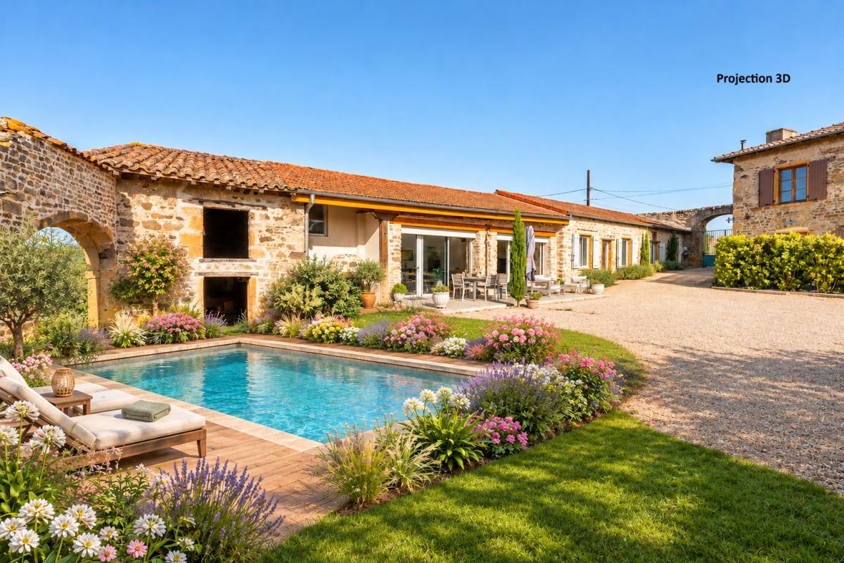 Maison Pierres Dorées entièrement rénovée avec matériaux de qualité