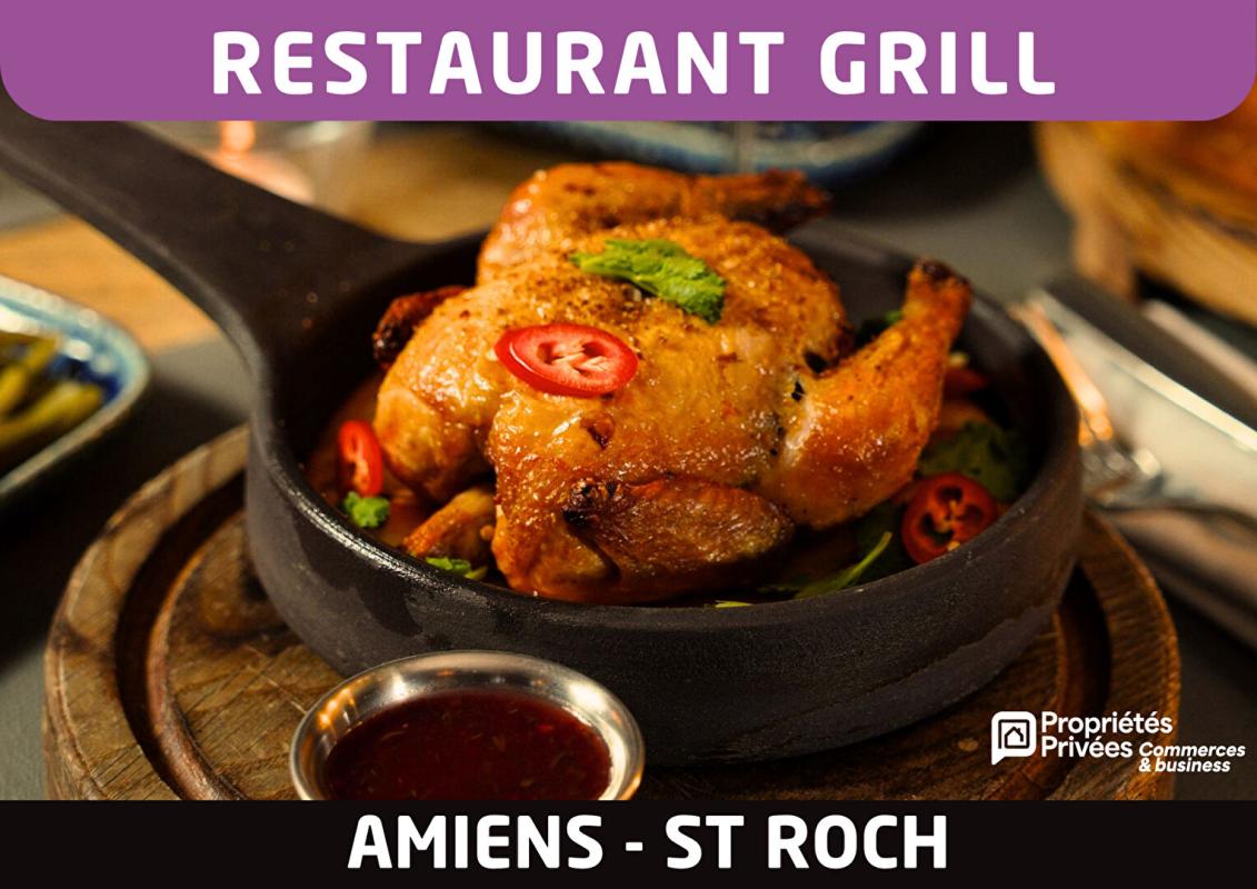 Amiens Saint-Roch - Restaurant Grill 70 places avec terrasse