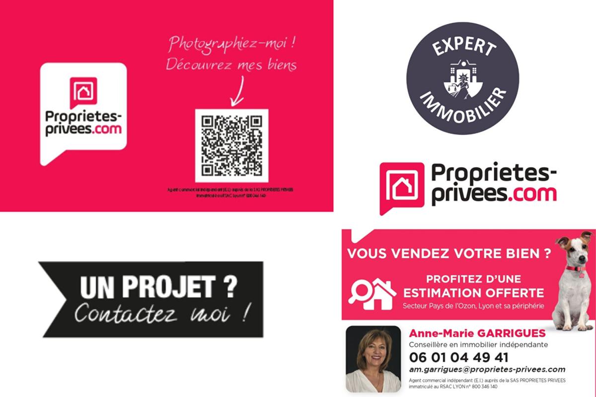 Charmante maison de plain-pied - 84 m2 - 4 pièces Saint Symphorien D Ozon
