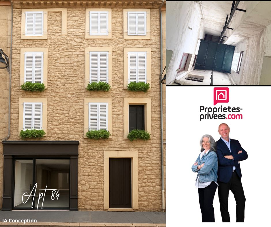 BAISSE DE PRIX - Immeuble de rapport de 313 m2 avec commerce à Apt (84)