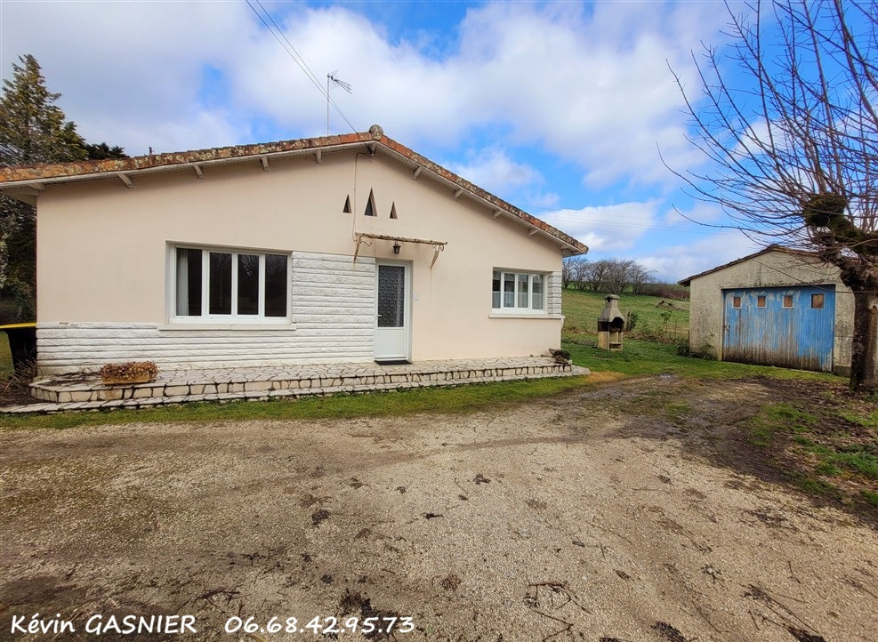 GARDES LE PONTAROUX (16320) : Maison plain pied de 96m2 avec garage