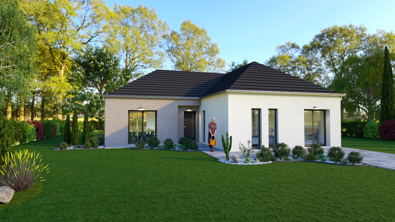 Superbe maison à construire de 101m2 à Couilly Pont Aux Dames