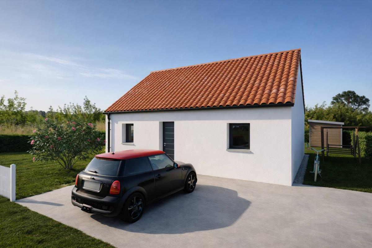 Maison plain-pied 66m²
