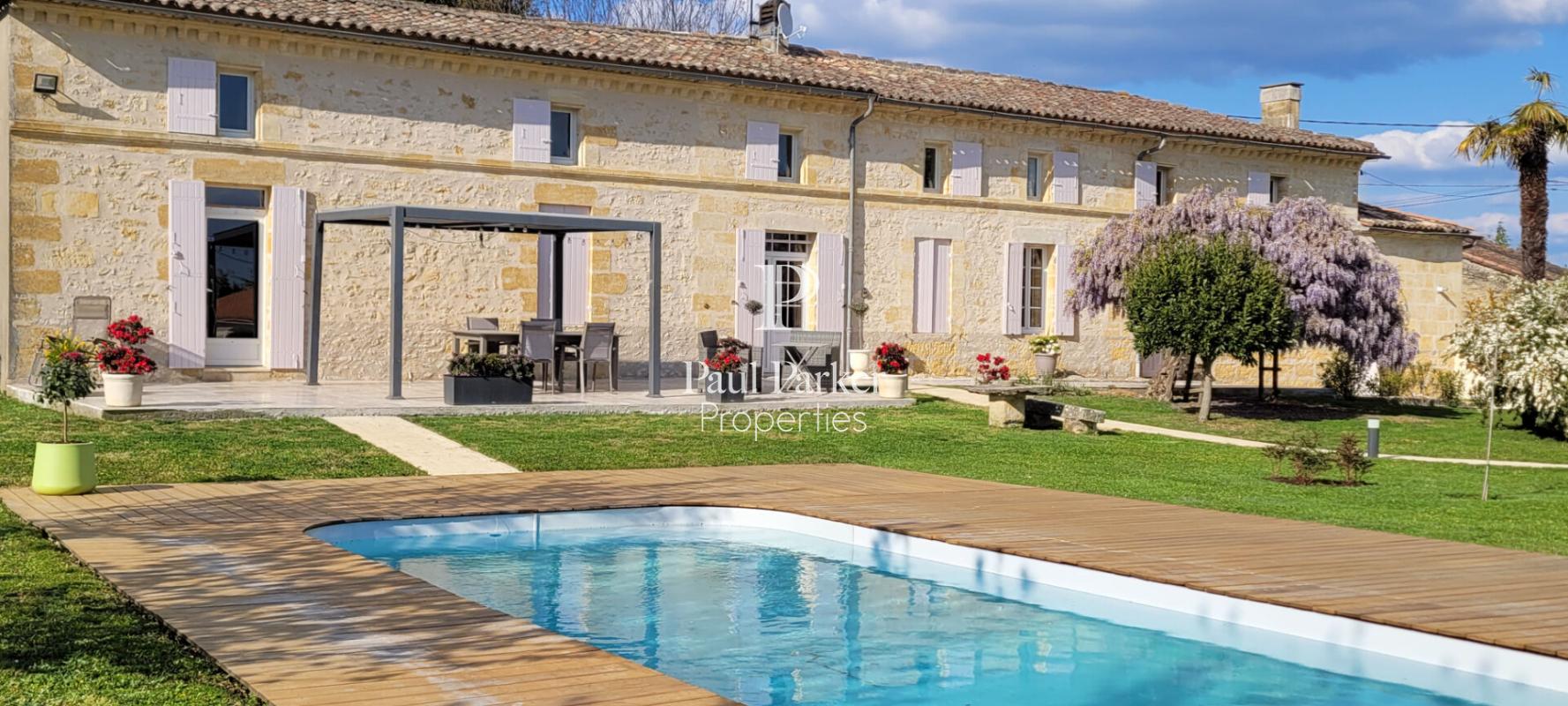 Belle girondine au calme avec vue sur les vignes + gîte haut de gamme - 4555603PVDEC