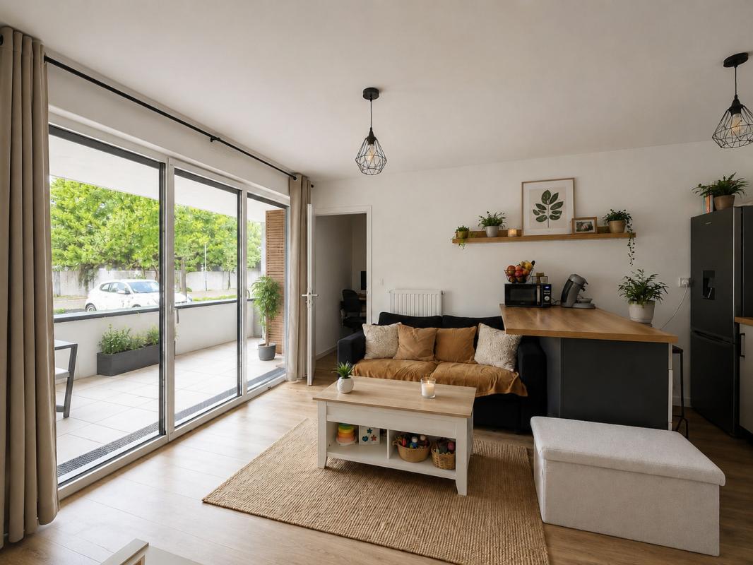 Appartement de 45 m2 dans le bourg des Sorinières