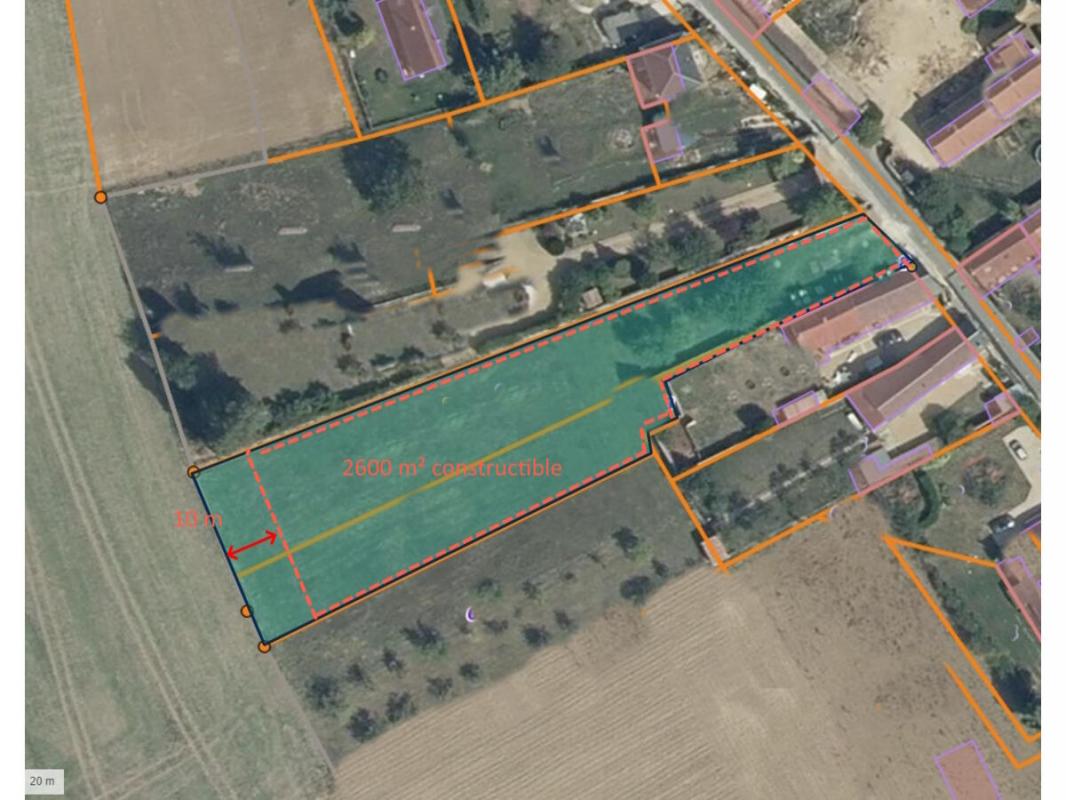 Charmant terrain constructible viabilisé de 2900m2 à Epieds (27730)