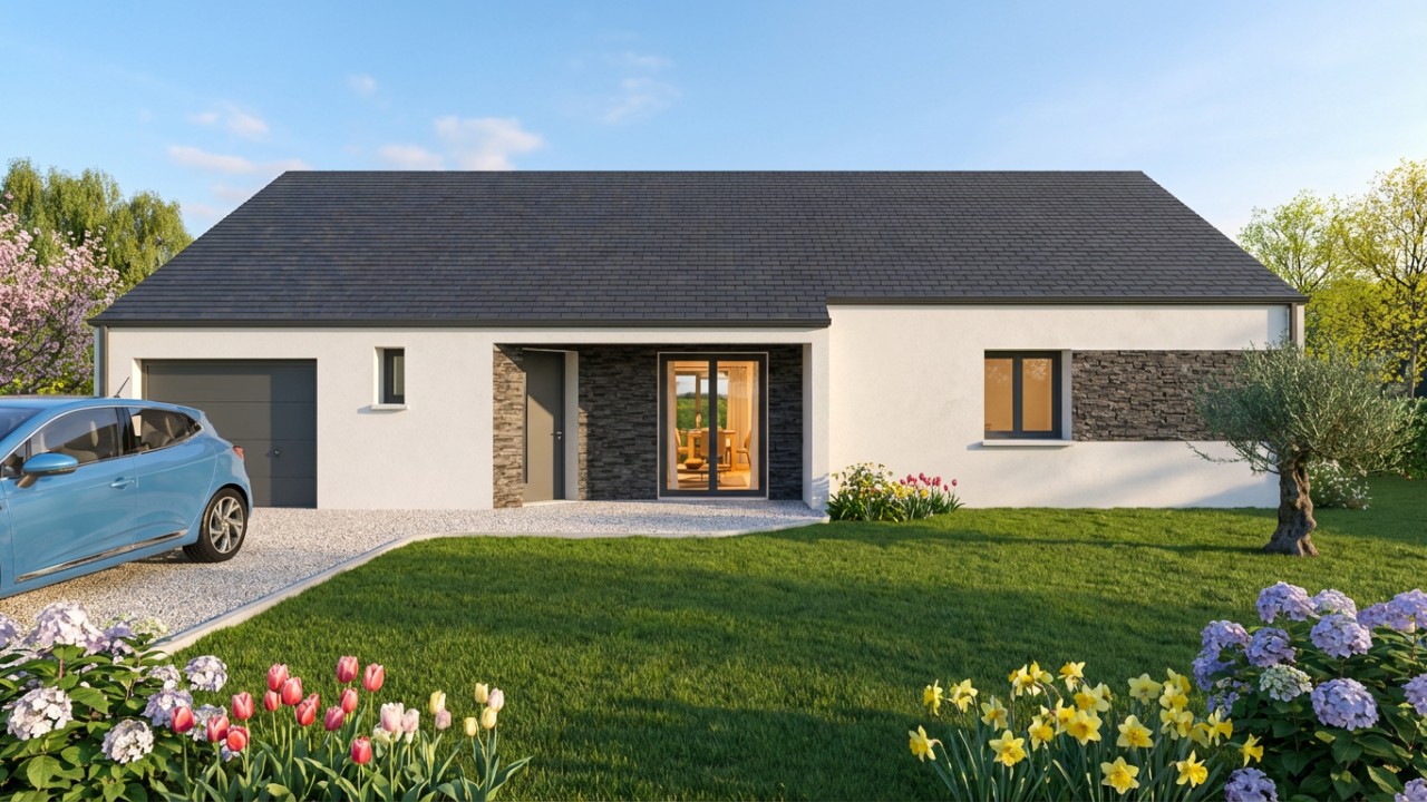 Maison neuve à Dry