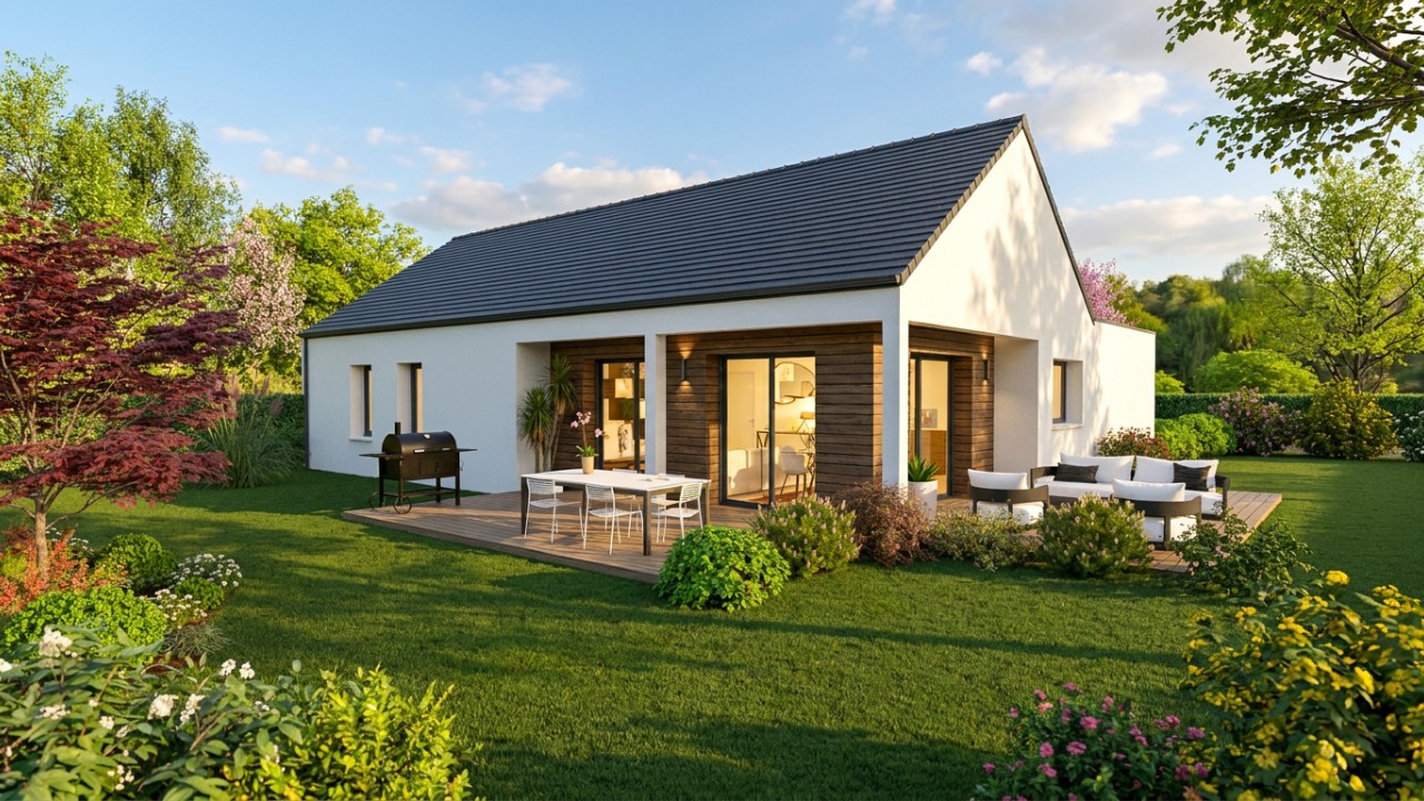 Maison neuve à la Ferté st Aubin
