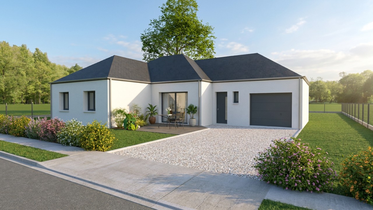 Maison neuve sur Trainou