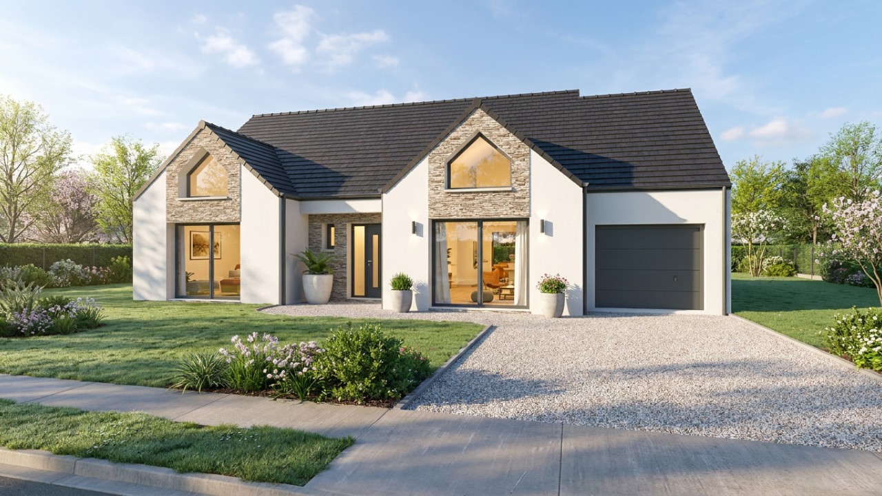 Maison neuve sur St Denis en Val
