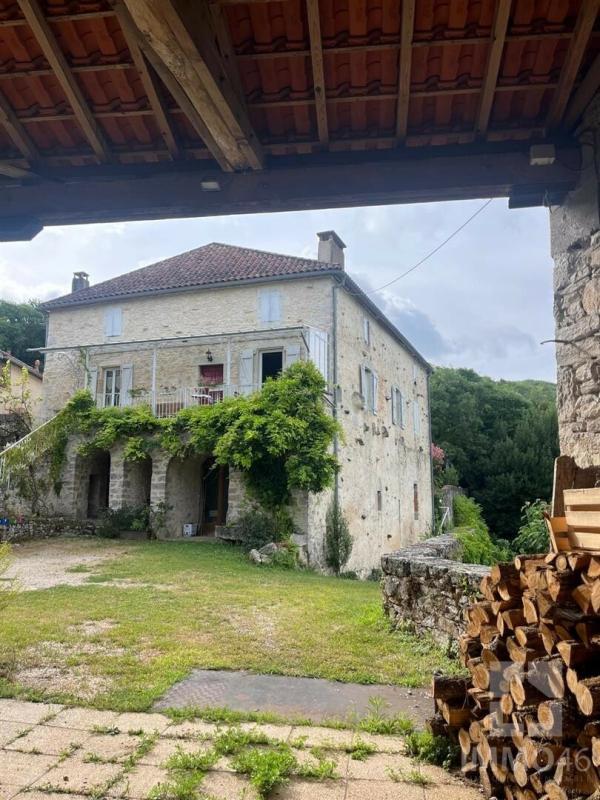 Propriété en pierre avec immeuble locatif, piscine, garages sur 1.5Ha