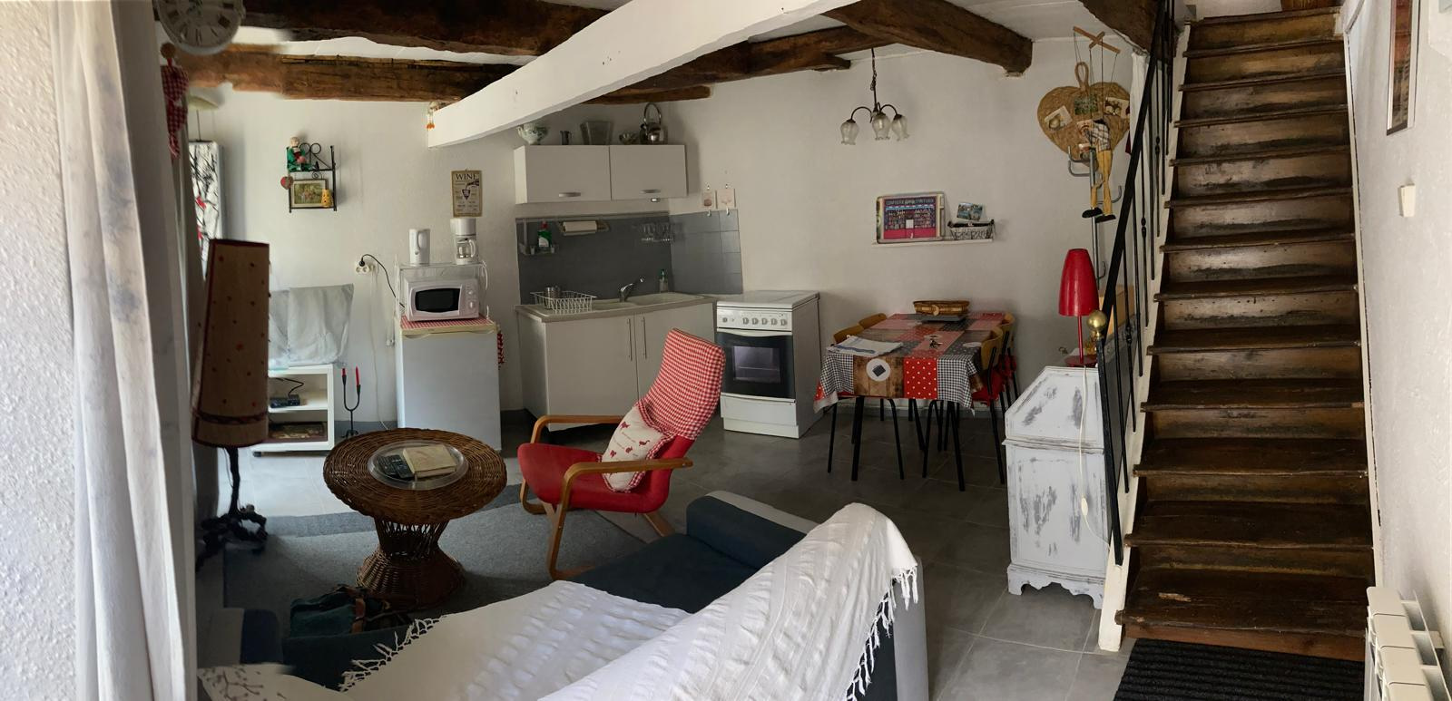 Maison de bourg avec jardin