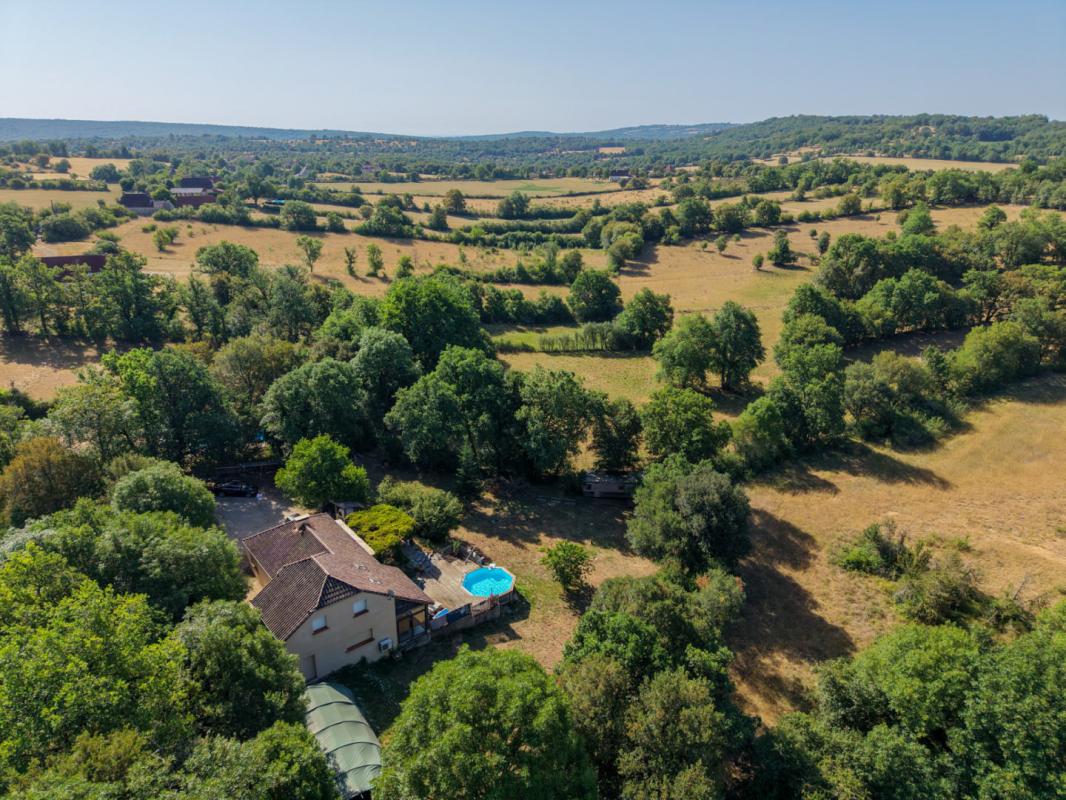 Secteur LABASTIDE - Au calme Agréable Contemporaine 4 chs sur 2500 m² avec vue et piscine hors sol