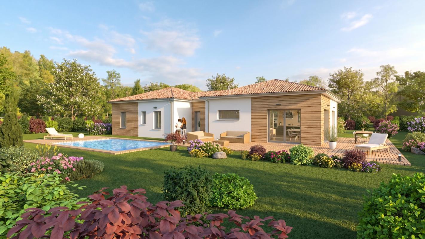 Maison neuve 4 chambres sur terrain de 1 290 m² à Lhospitalet