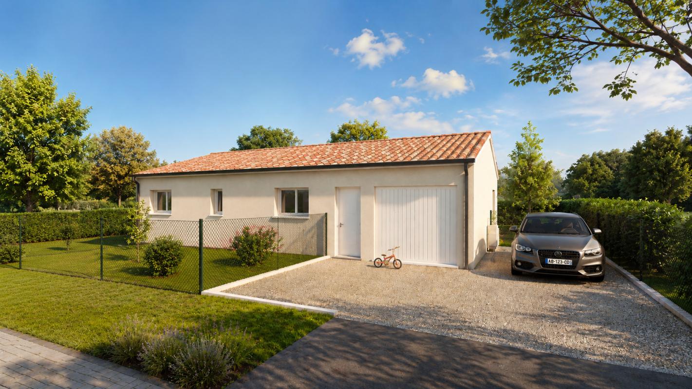 Maison 3 chambres et garage