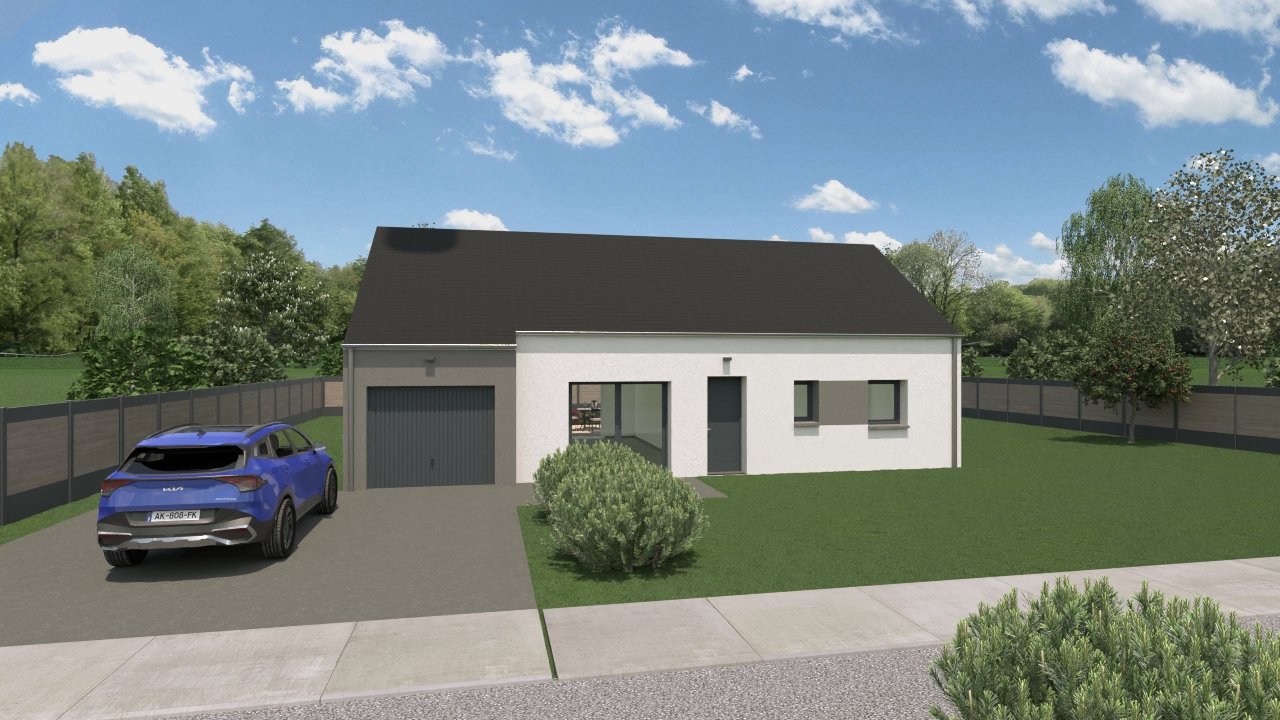 Construction d'une maison neuve à LESSAY
