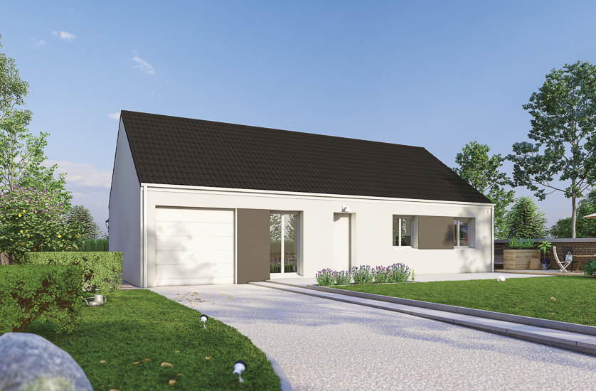 MAISON INDIVIDUELLE 89,41 m² à BAZANCOURT