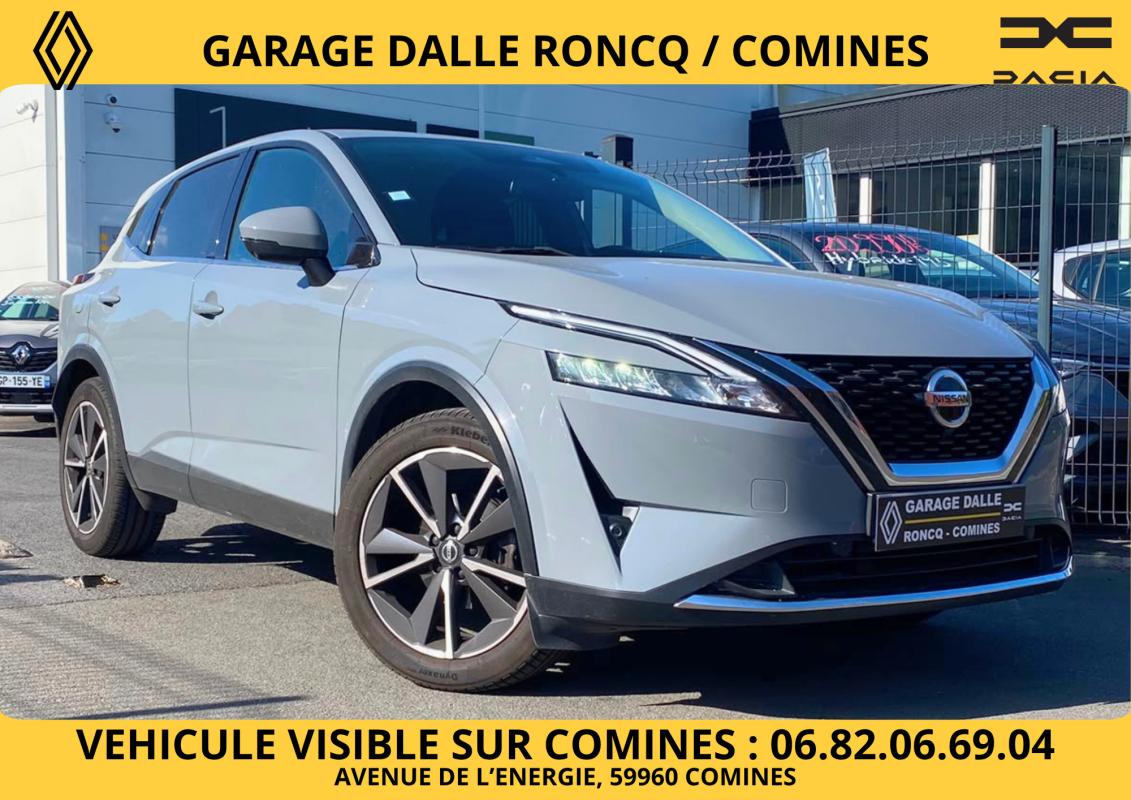 Nissan Qashqai N-STYLE MILD HYBRID 140CV - CAMERA 360/CARPLAY/MAINS LIBRES/ROUE DE SECOURS