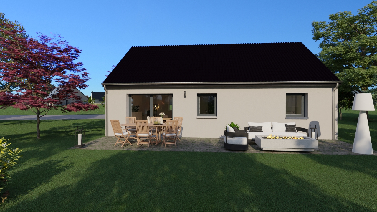Terrain + maison Courrières
