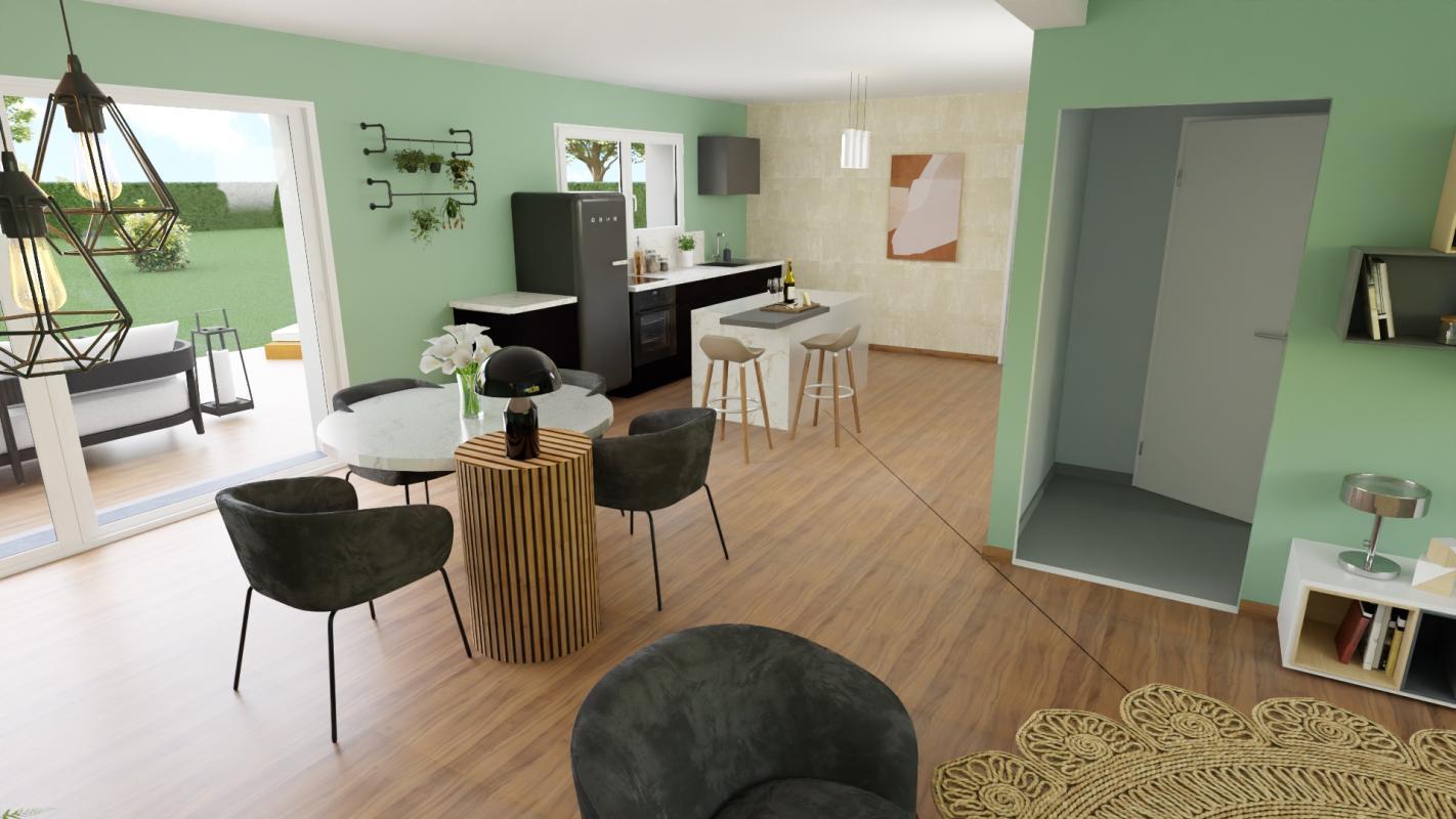 Terrain + maison Courrières