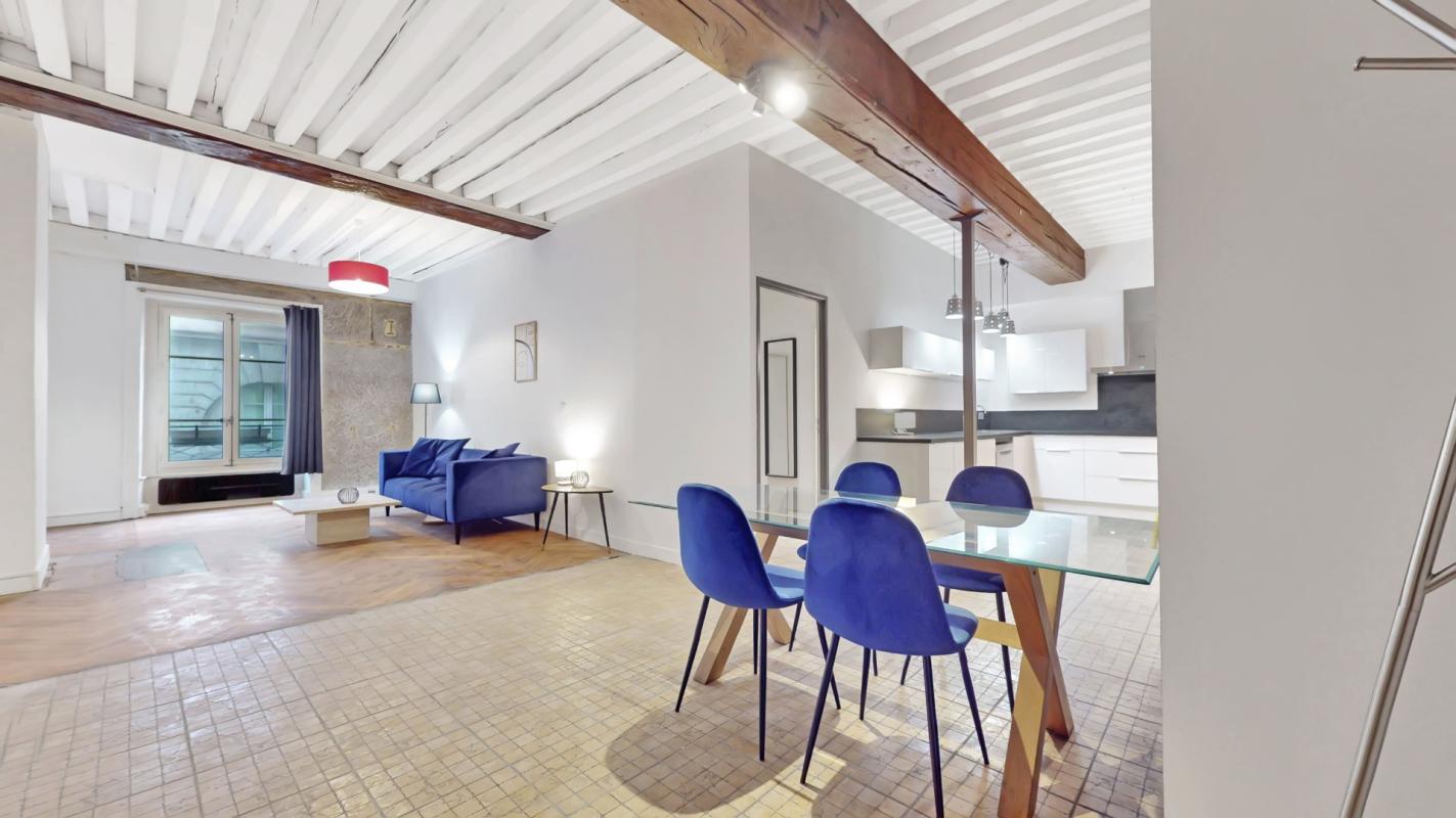 Chambre n°2 meublée avec salle d'eau privative -Presqu'île entre Bellecour et Perrache - Photo 4