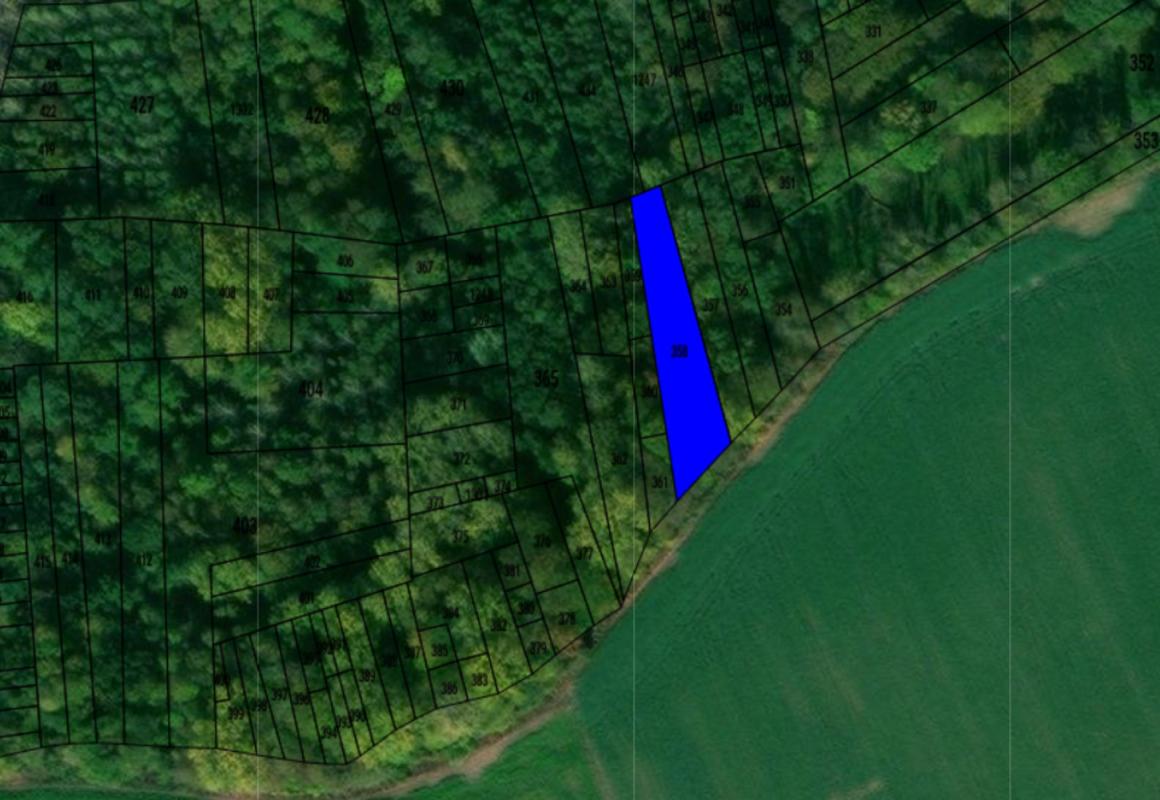 Terrain boisé de 977 m² – Breuil-le-Vert